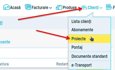 Cum te ajuta pagina de proiecte - pasul 1