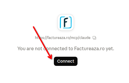 Cum conectezi Claude.ai la factureaza.ro - pasul 9