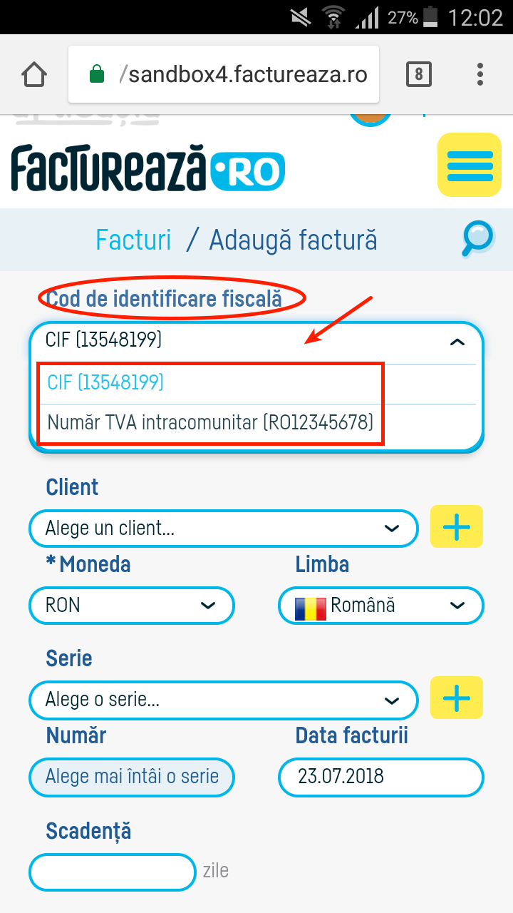 Facturile intracomunitare pentru neplătitorii de TVA - pasul 2