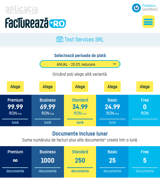 Actualizarea datelor firmei mele în contract - pasul 4