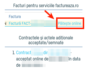 Ce se întâmplă dacă întârzii plata? - pasul 2