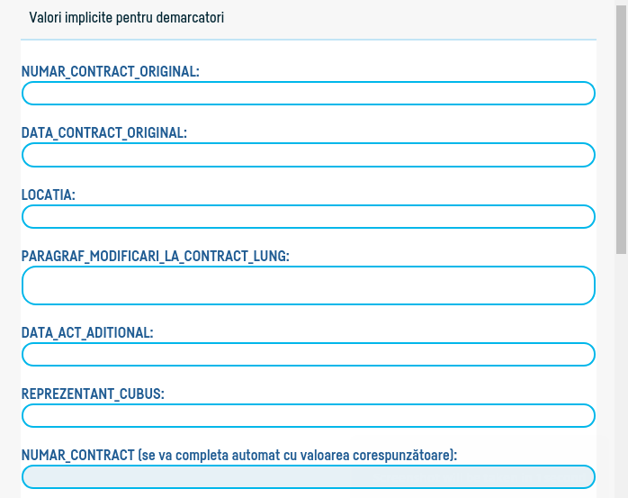 Cum definesc un model de document standard? - pasul 5