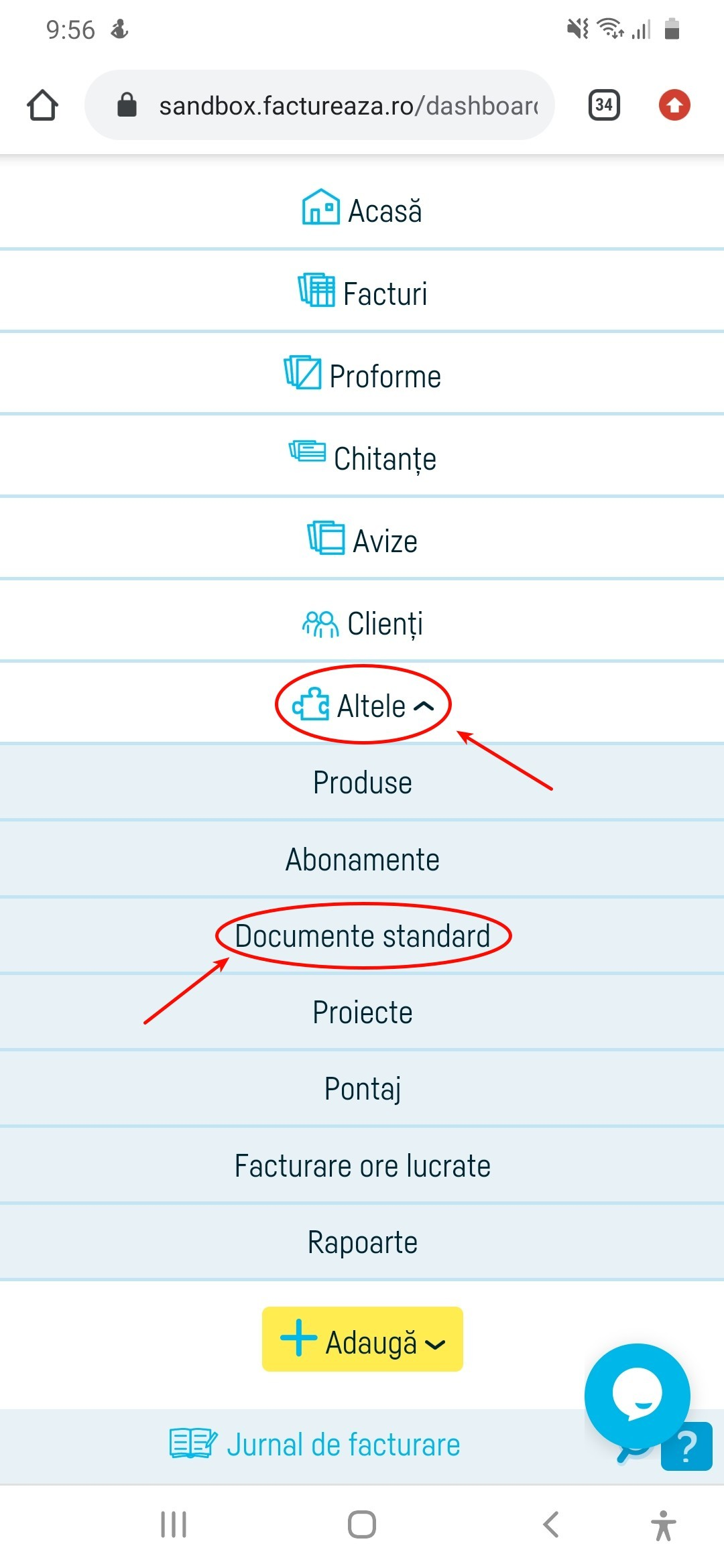 Cum definesc un model de document standard? - pasul 1